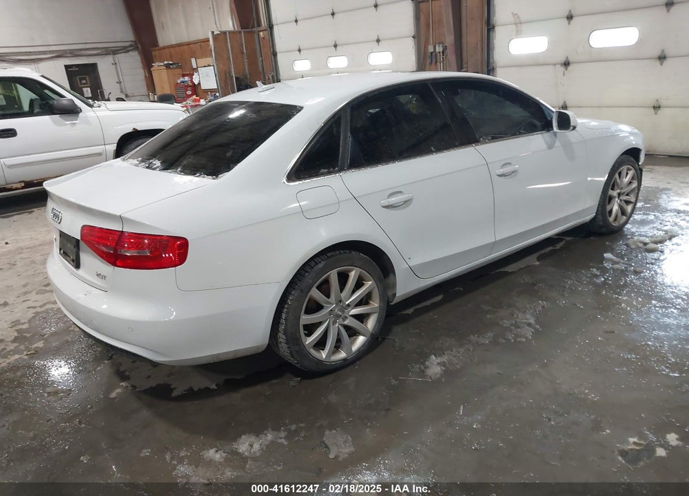 2013 AUDI A4 VIN: WAUFFAFL6DN051119
