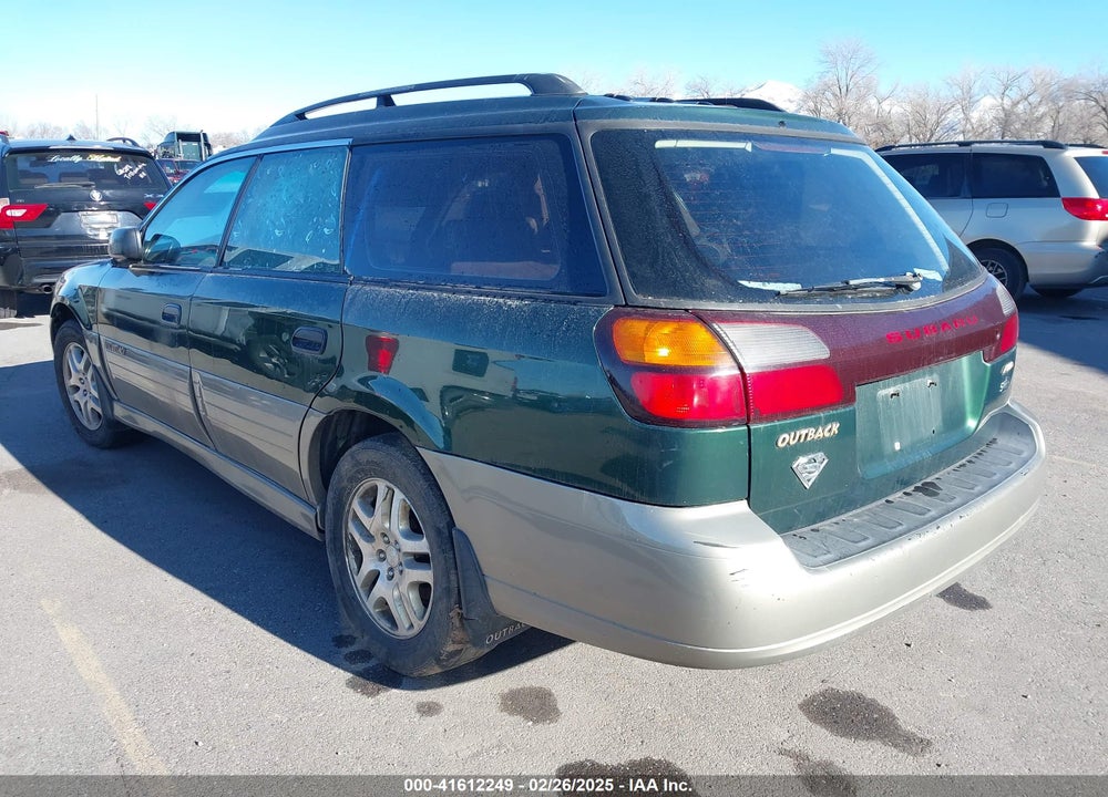 2002 SUBARU OUTBACK VIN: 4S3BH665427628869