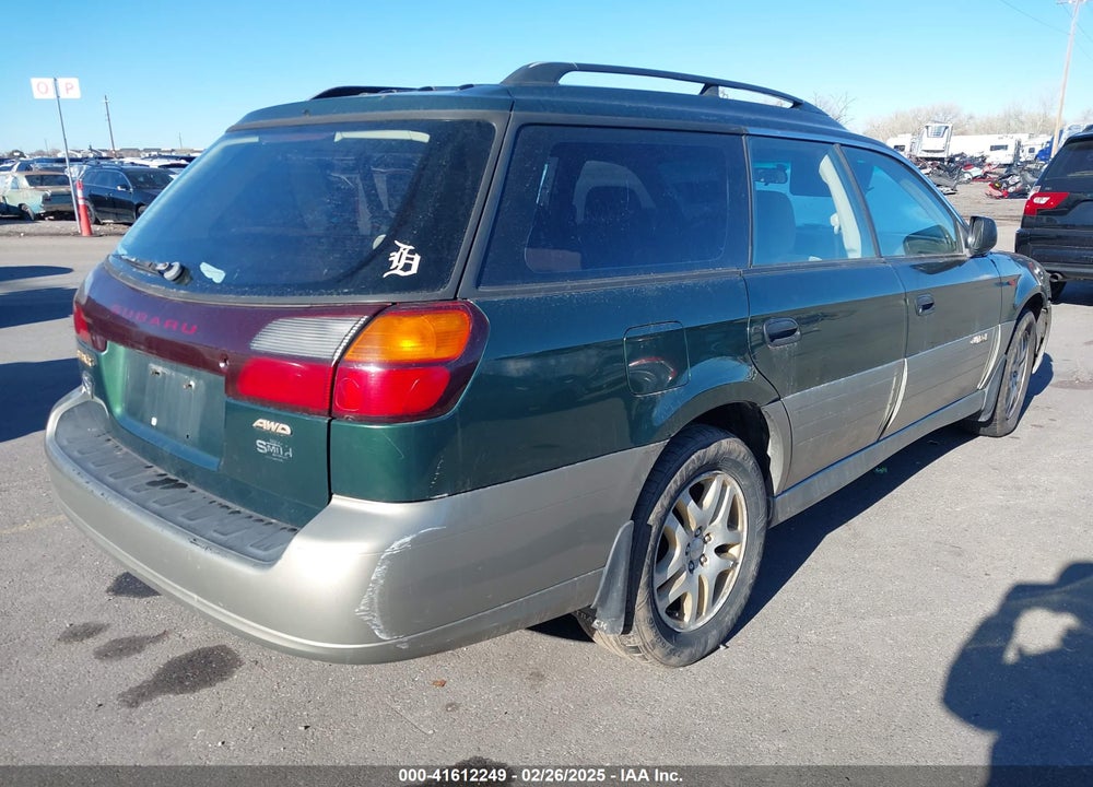 2002 SUBARU OUTBACK VIN: 4S3BH665427628869