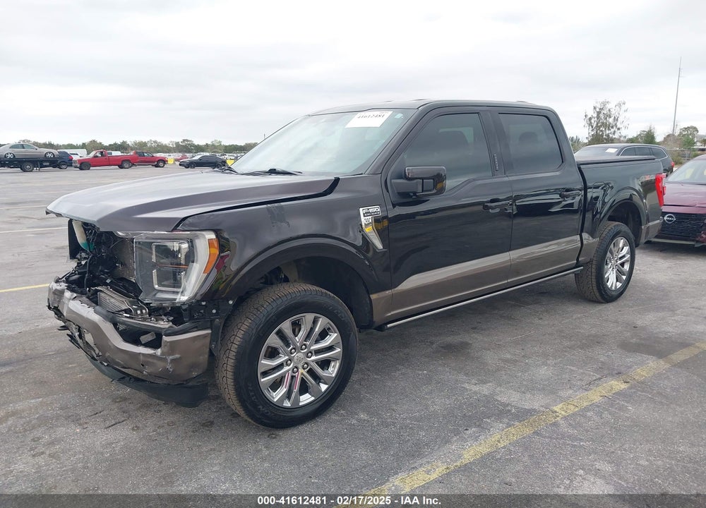 2021 FORD F-150 KING RANCH VIN: 1FTFW1E86MFA87631