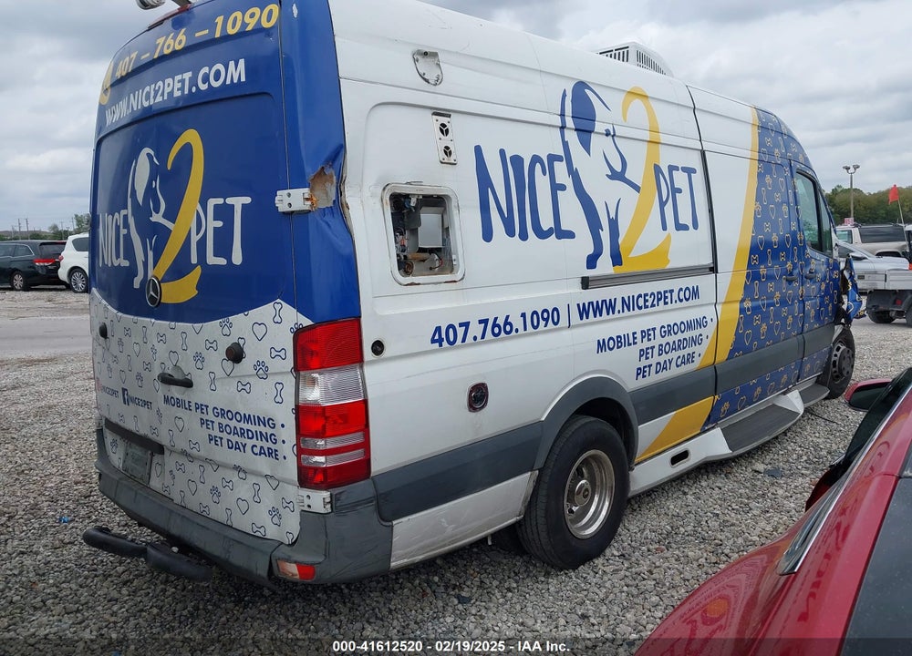 2011 MERCEDES-BENZ SPRINTER 3500 HIGH ROOF VIN: WD3PF4CCXB5512925