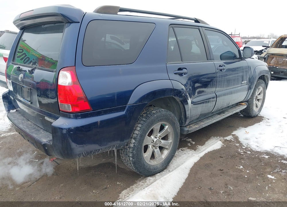 2006 TOYOTA 4RUNNER LIMITED V6 VIN: JTEZU17R760080231