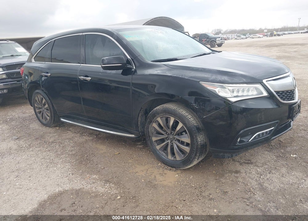 2014 ACURA MDX TECHNOLOGY PACKAGE VIN: 5FRYD4H48EB002270