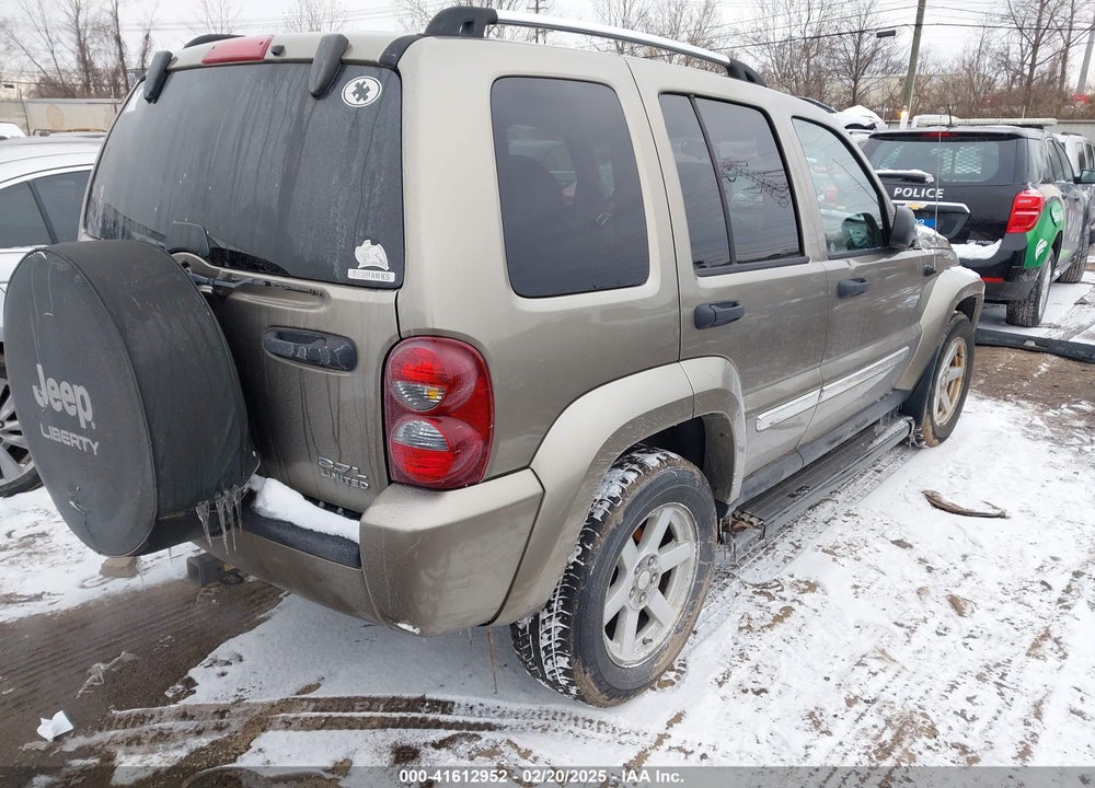 2006 JEEP LIBERTY LIMITED EDITION VIN: 1J4GL58K86W238011