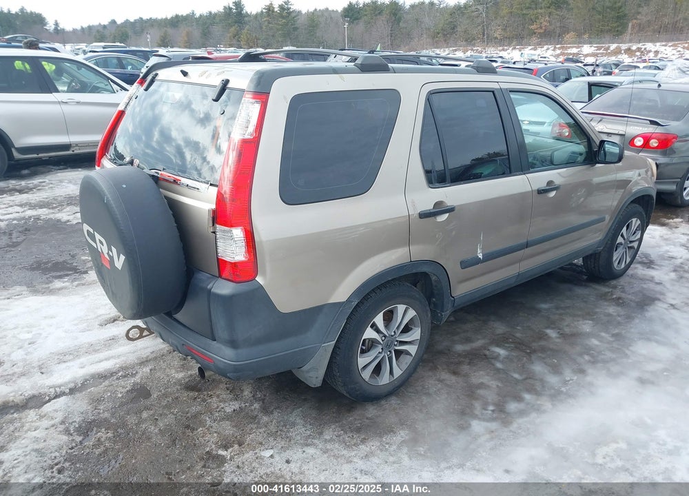 2006 HONDA CR-V LX VIN: SHSRD78596U401778