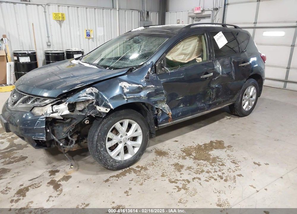 2013 NISSAN MURANO SL VIN: JN8AZ1MW6DW303337