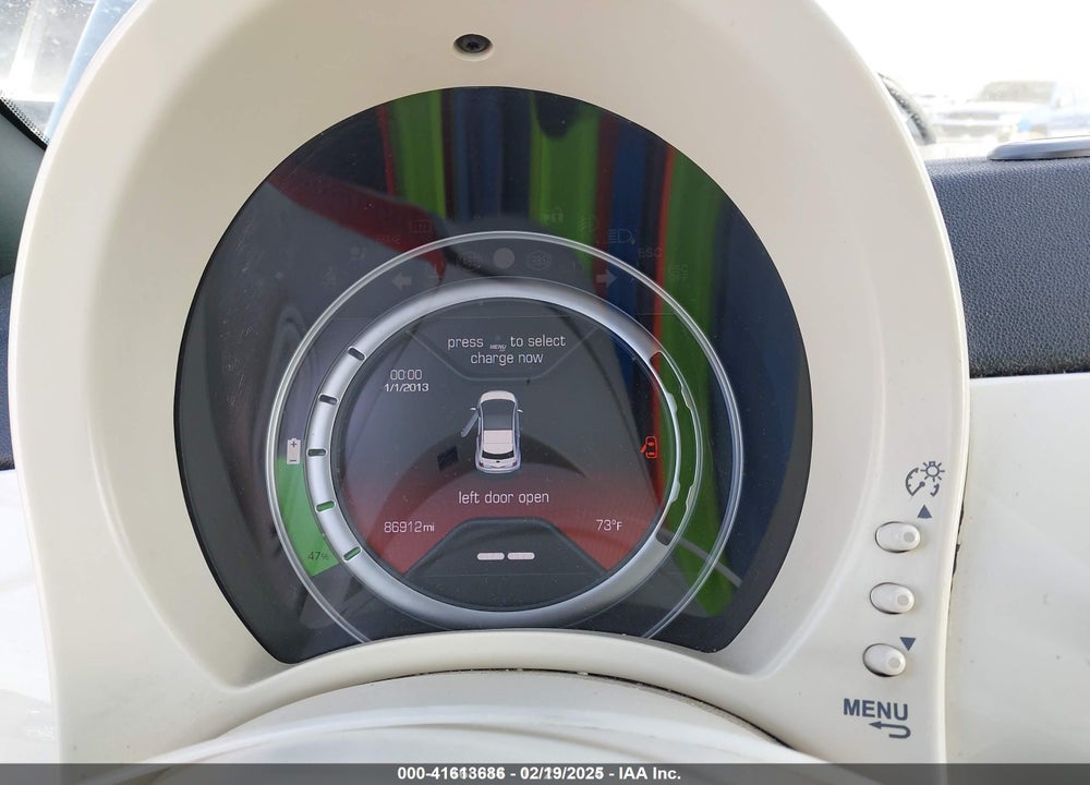 2013 FIAT 500E VIN: 3C3CFFGE6DT727575
