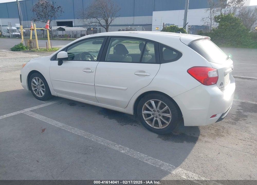 2014 SUBARU IMPREZA VIN: JF1GPAC67E8273385