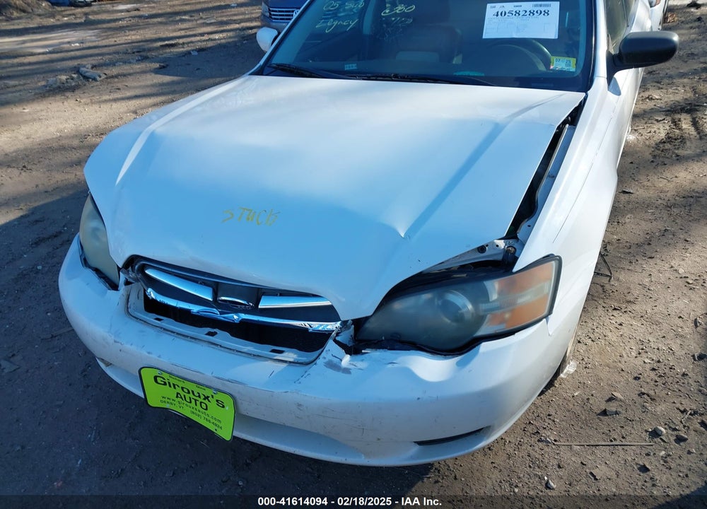 2005 SUBARU LEGACY 2.5I VIN: 4S3BP616557301887