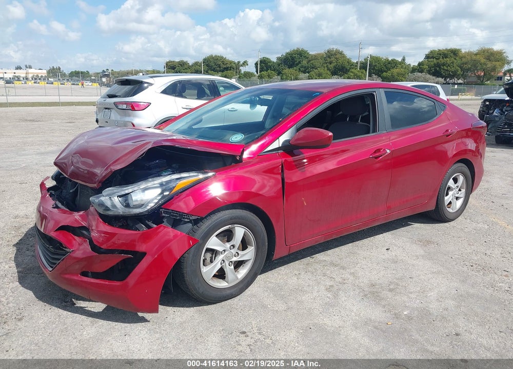 2015 HYUNDAI ELANTRA VIN: 5NPDH4AE0FH650356