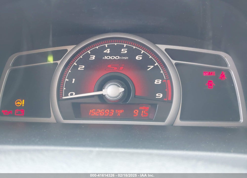2007 HONDA CIVIC SI VIN: 2HGFG21597H706287