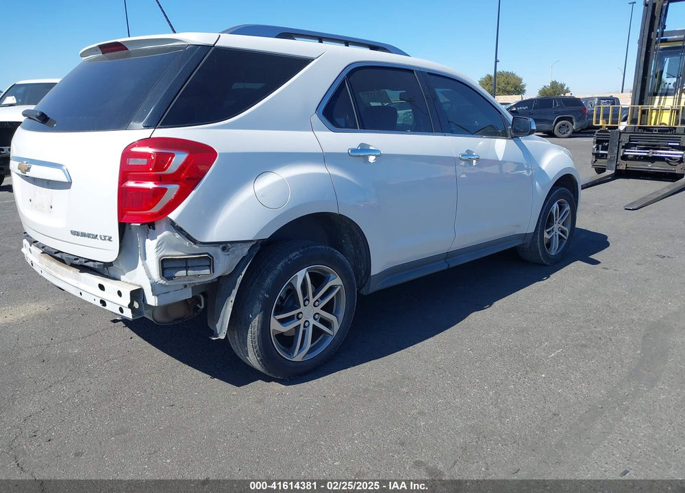 2016 CHEVROLET EQUINOX LTZ VIN: 2GNALDEKXG6319041