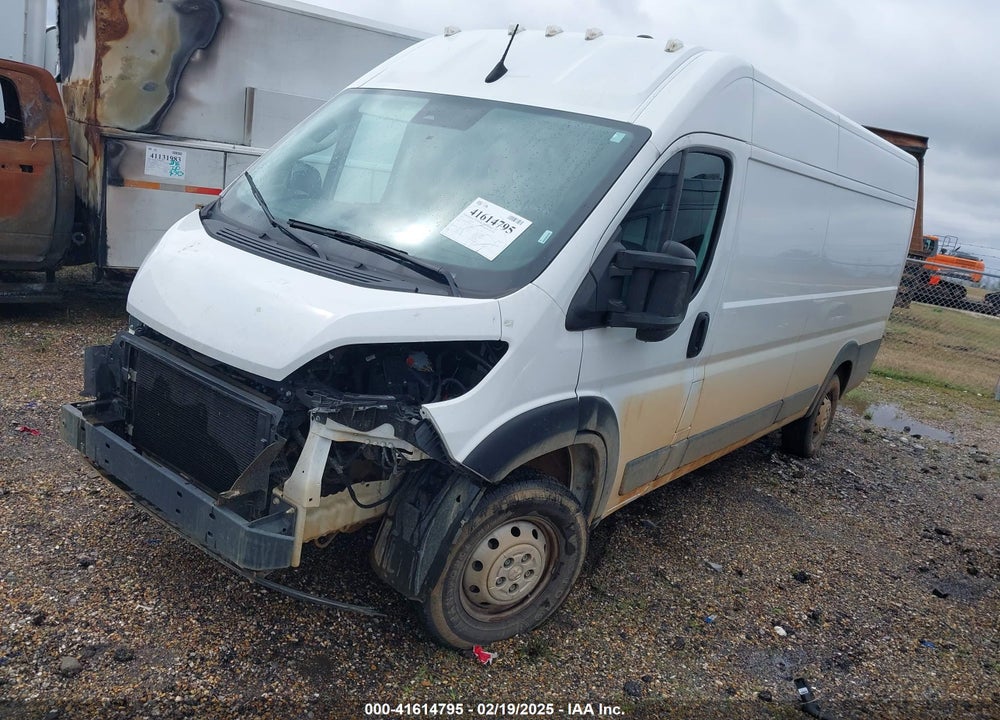 2023 RAM PROMASTER 3500 CARGO VAN HIGH ROOF 159 WB EXT VIN: 3C6MRVJG9PE521128