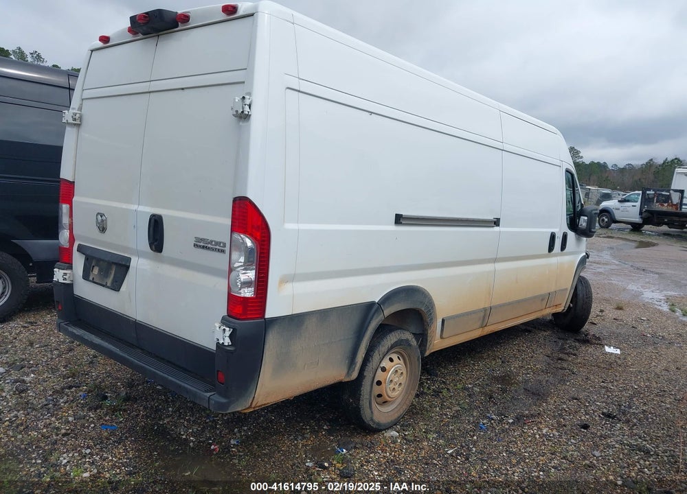 2023 RAM PROMASTER 3500 CARGO VAN HIGH ROOF 159 WB EXT VIN: 3C6MRVJG9PE521128
