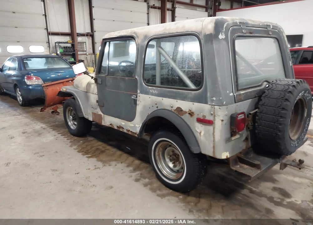1978 JEEP CJ VIN: J8F93AA150574