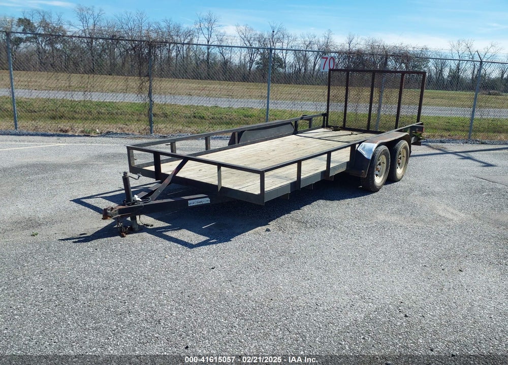 2006 MCCLAIN 16' UTILTY TRAILER VIN: 4LYUS16216H000221