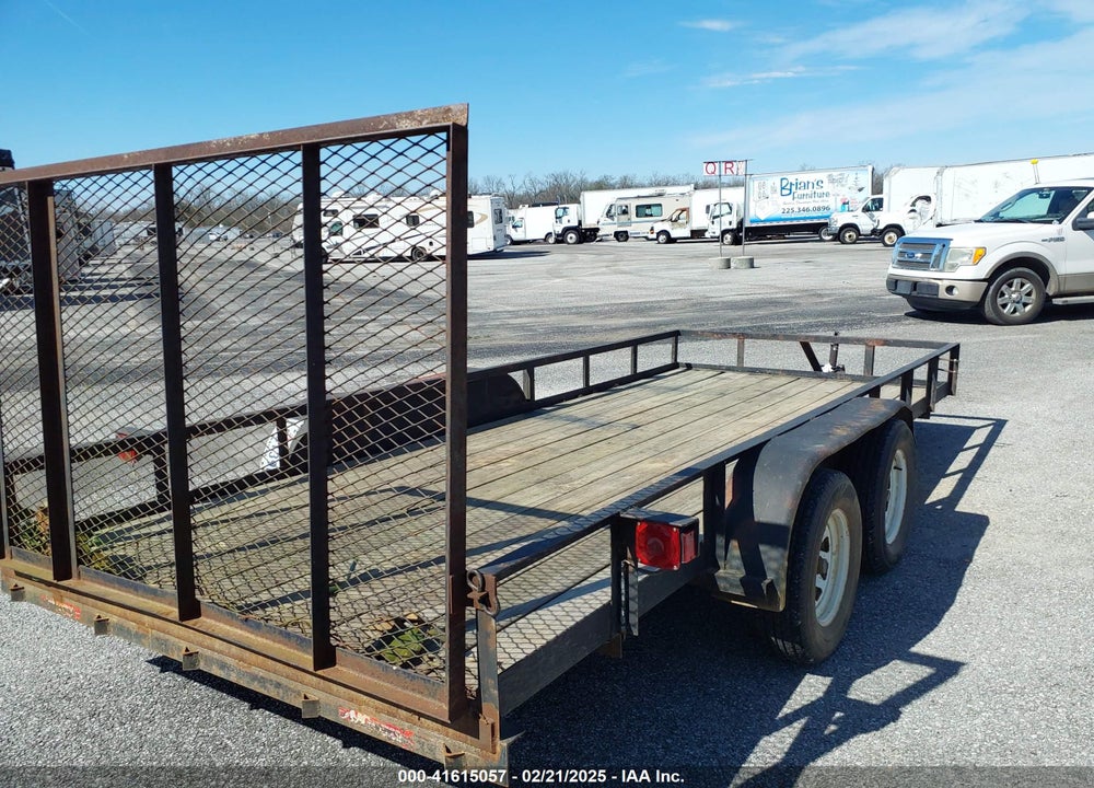 2006 MCCLAIN 16' UTILTY TRAILER VIN: 4LYUS16216H000221