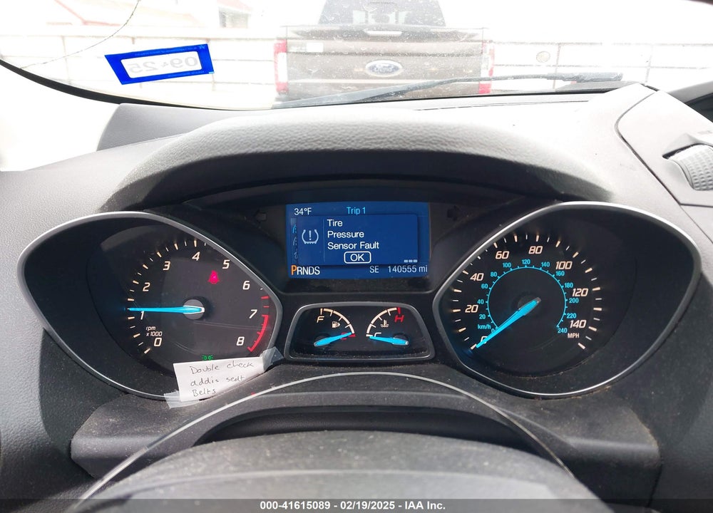 2015 FORD ESCAPE S VIN: 1FMCU0F73FUA77867
