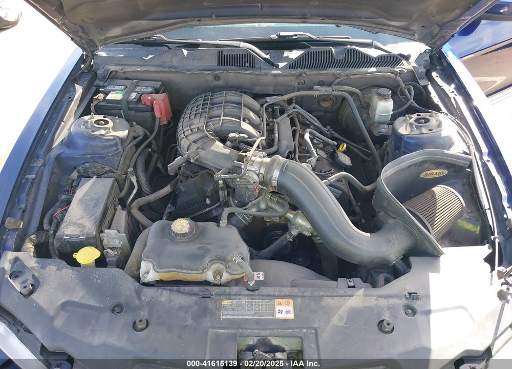 2012 FORD MUSTANG V6 VIN: 1ZVBP8AM5C5244879
