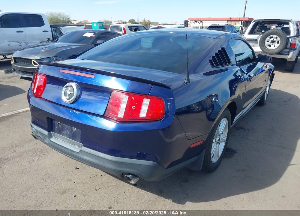 2012 FORD MUSTANG V6 VIN: 1ZVBP8AM5C5244879