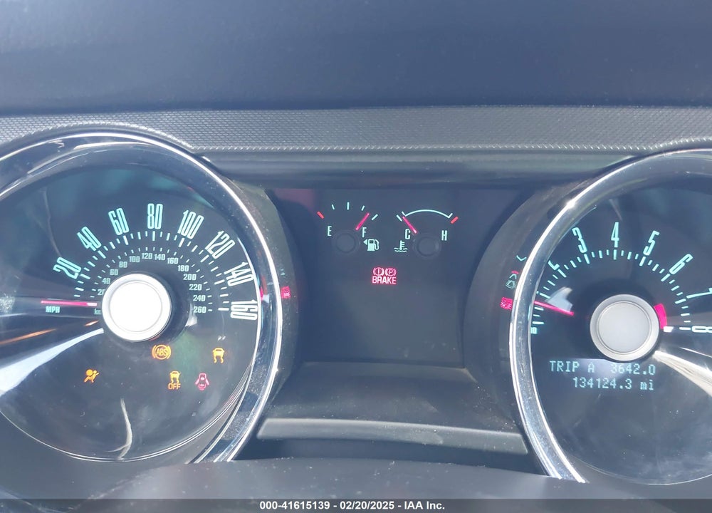 2012 FORD MUSTANG V6 VIN: 1ZVBP8AM5C5244879