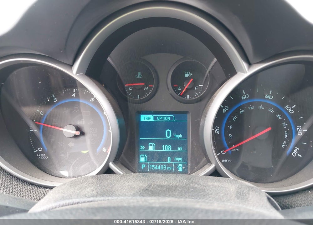 2015 CHEVROLET CRUZE VIN: 1G1PE5SB6F7249536
