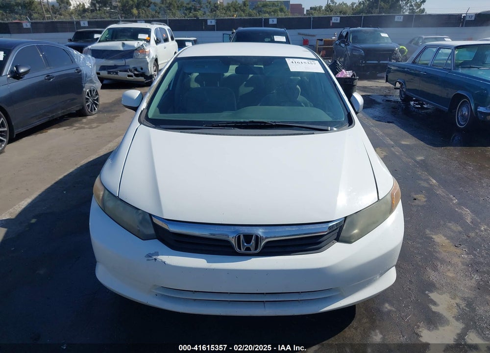 2012 HONDA CIVIC VIN: 19XFB5F55CE002617