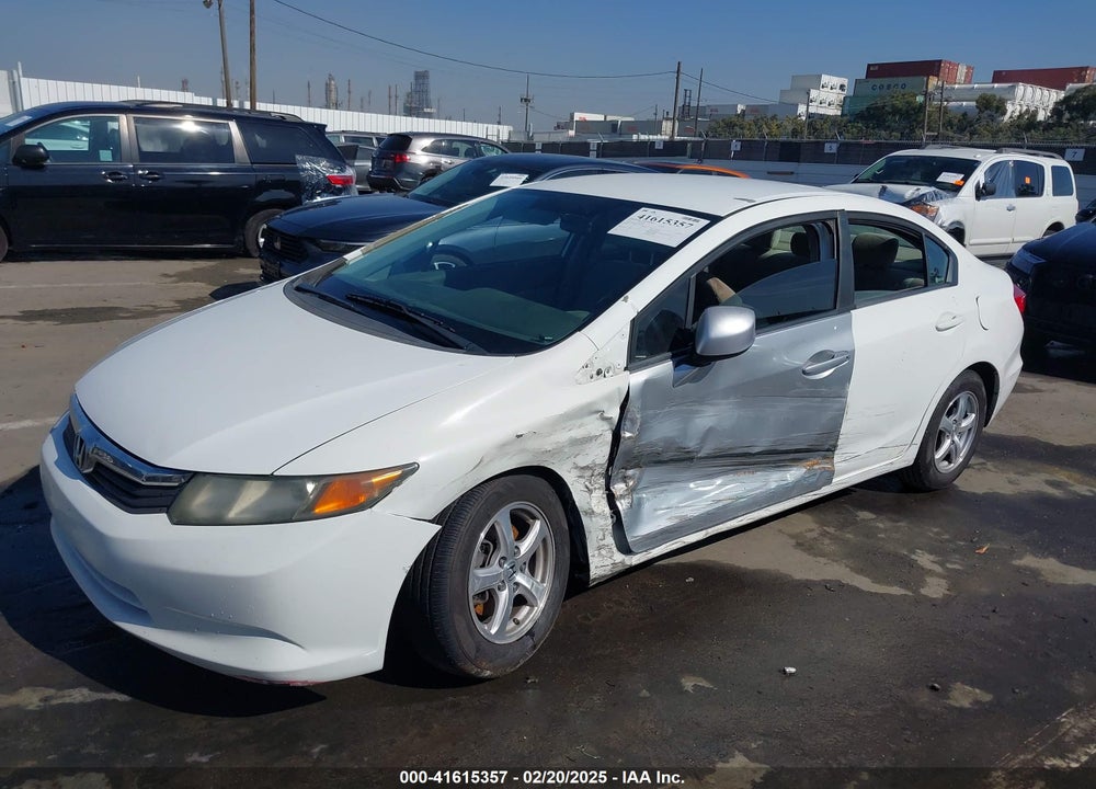 2012 HONDA CIVIC VIN: 19XFB5F55CE002617
