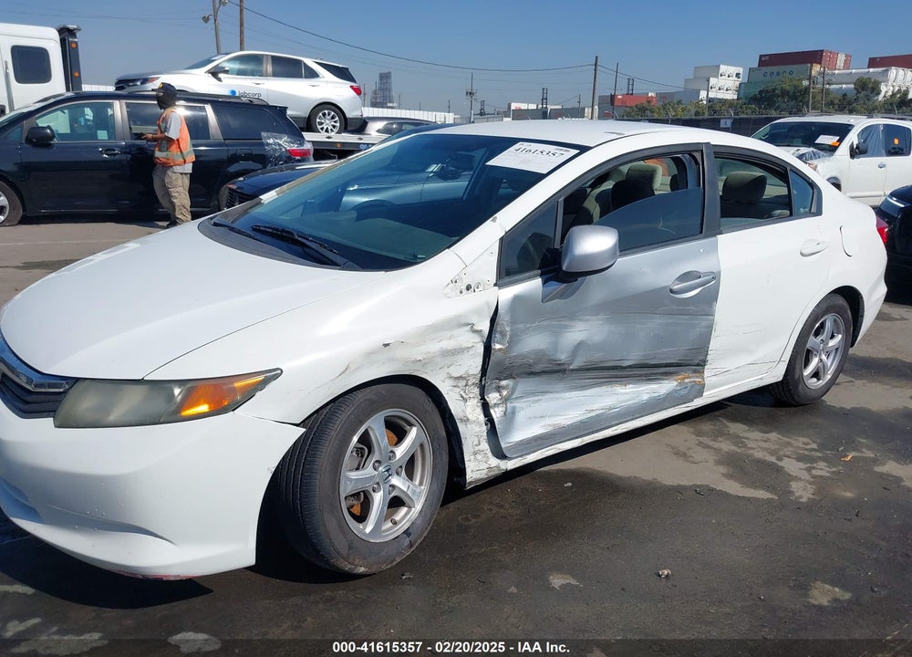 2012 HONDA CIVIC VIN: 19XFB5F55CE002617
