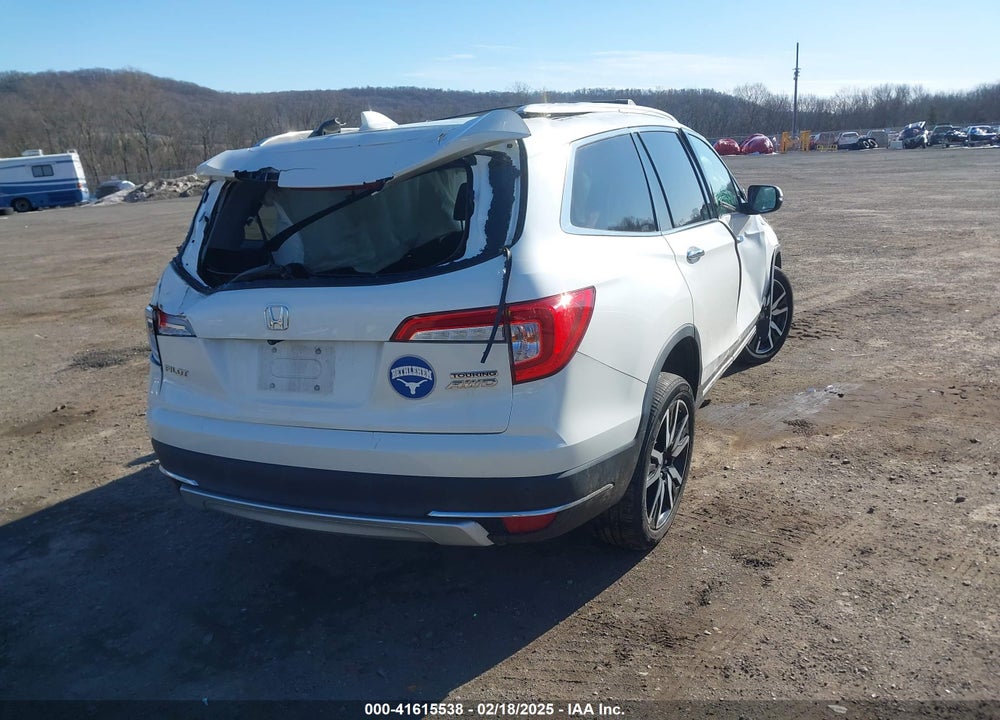 2019 HONDA PILOT TOURING VIN: 5FNYF6H66KB073553