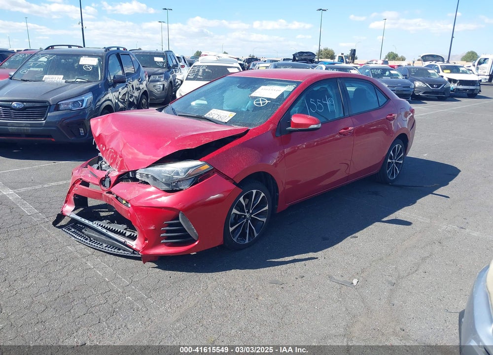 2019 TOYOTA COROLLA VIN: 2T1BURHE1KC136289