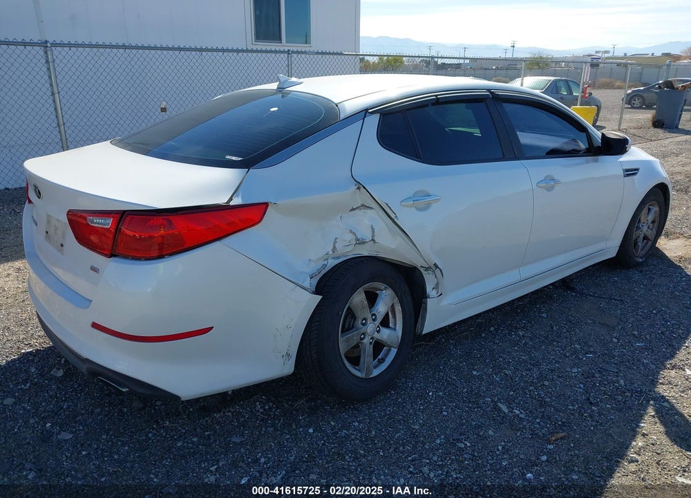 2015 KIA OPTIMA VIN: KNAGM4A77F5650930