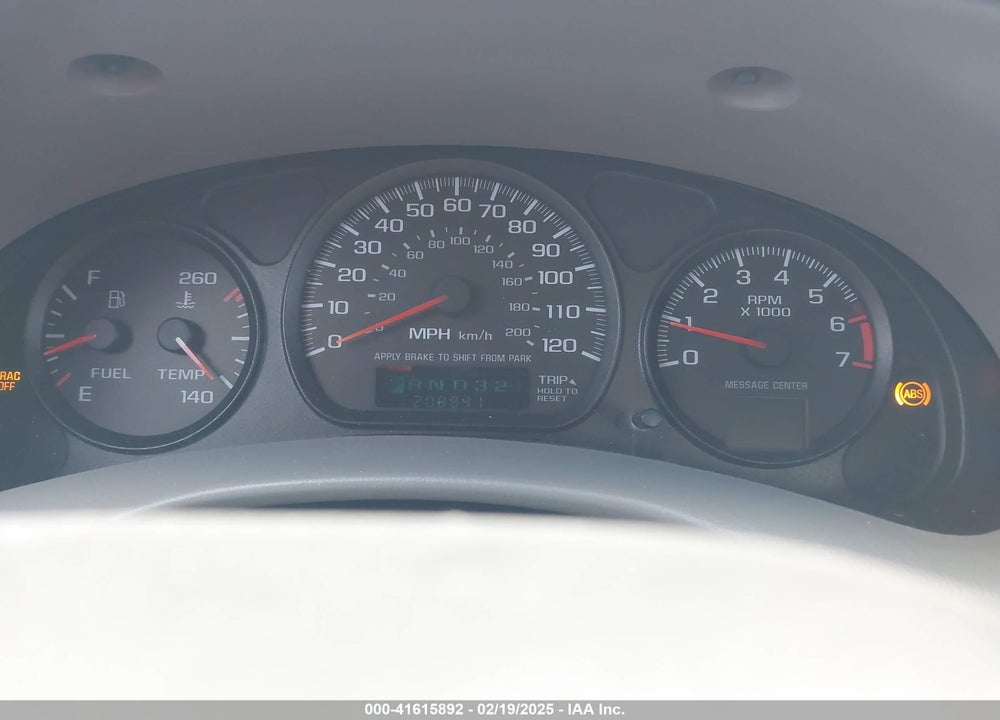 2000 CHEVROLET IMPALA VIN: 2G1WH55KXY9284161