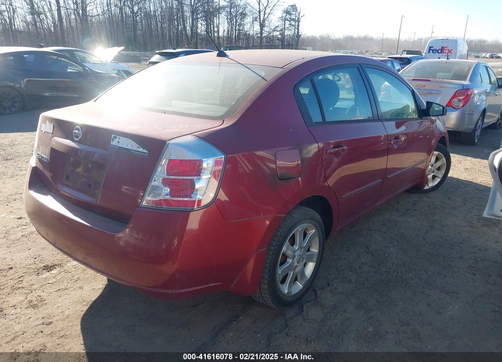 2008 NISSAN SENTRA 2.0S VIN: 3N1AB61E98L751160