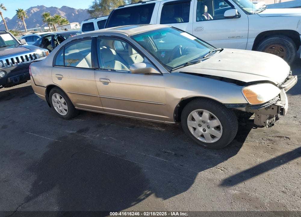 2001 HONDA CIVIC EX VIN: JHMES267X1S003489