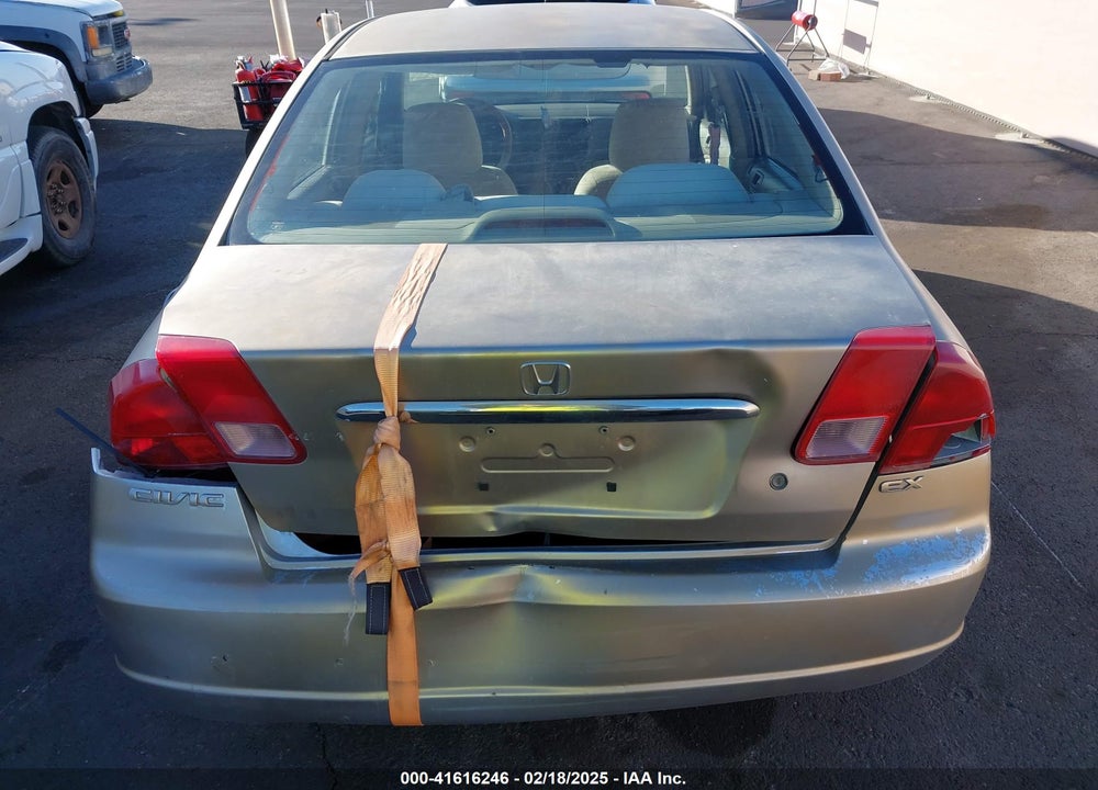 2001 HONDA CIVIC EX VIN: JHMES267X1S003489