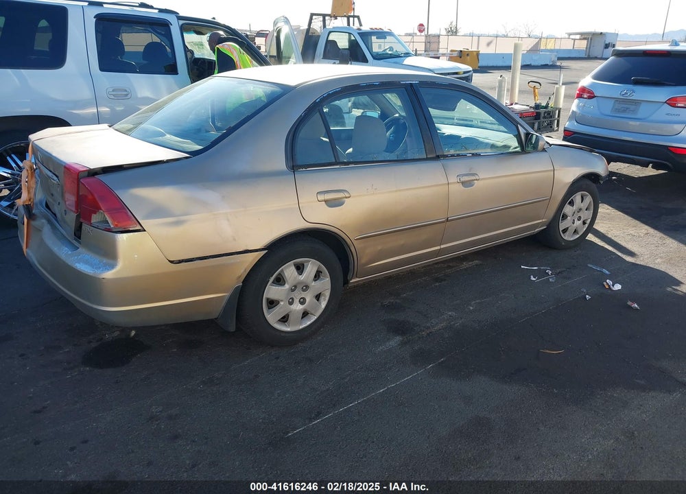 2001 HONDA CIVIC EX VIN: JHMES267X1S003489