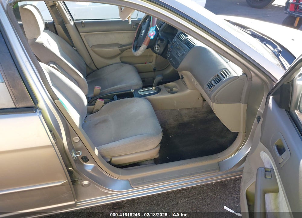 2001 HONDA CIVIC EX VIN: JHMES267X1S003489