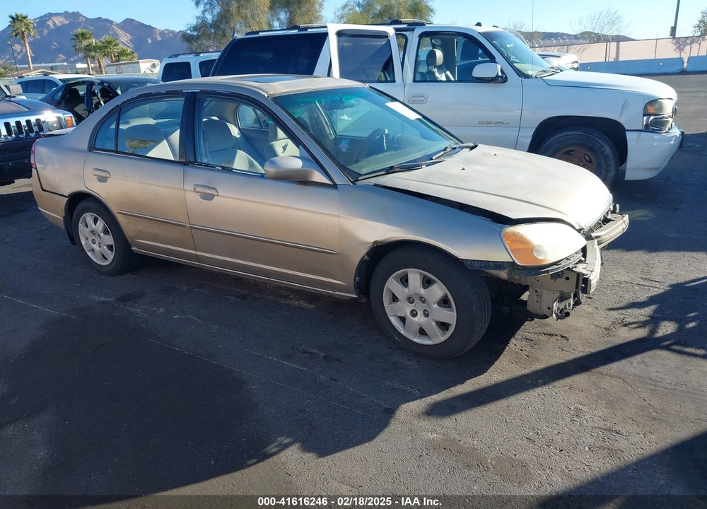 2001 HONDA CIVIC EX VIN: JHMES267X1S003489