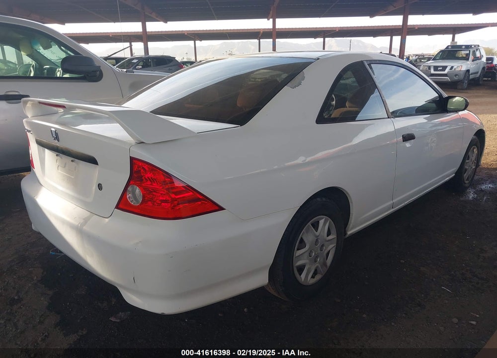 2004 HONDA CIVIC VP VIN: 1HGEM22124L068172