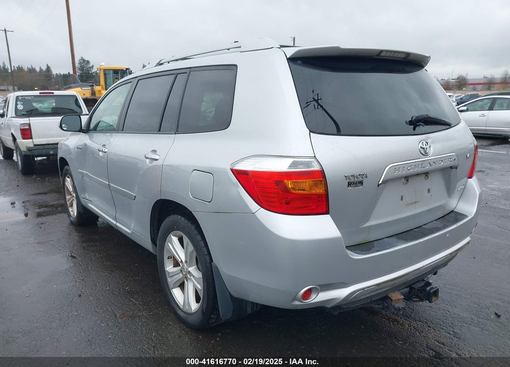2008 TOYOTA HIGHLANDER LIMITED VIN: JTEES42A982074882