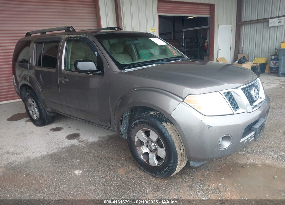 2008 NISSAN PATHFINDER S VIN: 5N1AR18U38C659946