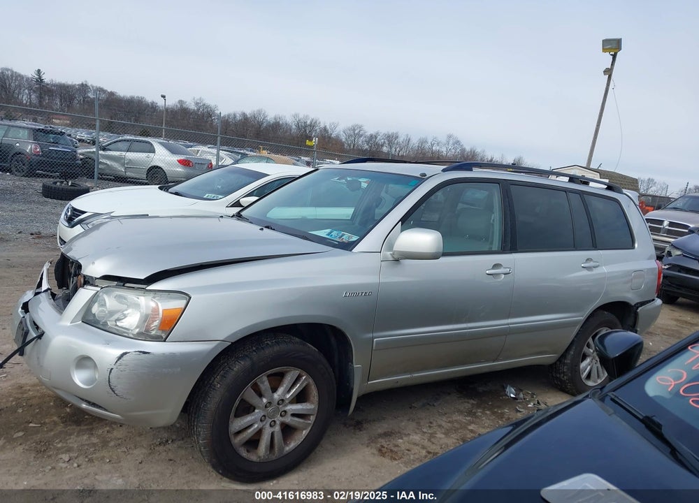 2006 TOYOTA HIGHLANDER HYBRID LIMITED V6 VIN: JTEEW21A660005649