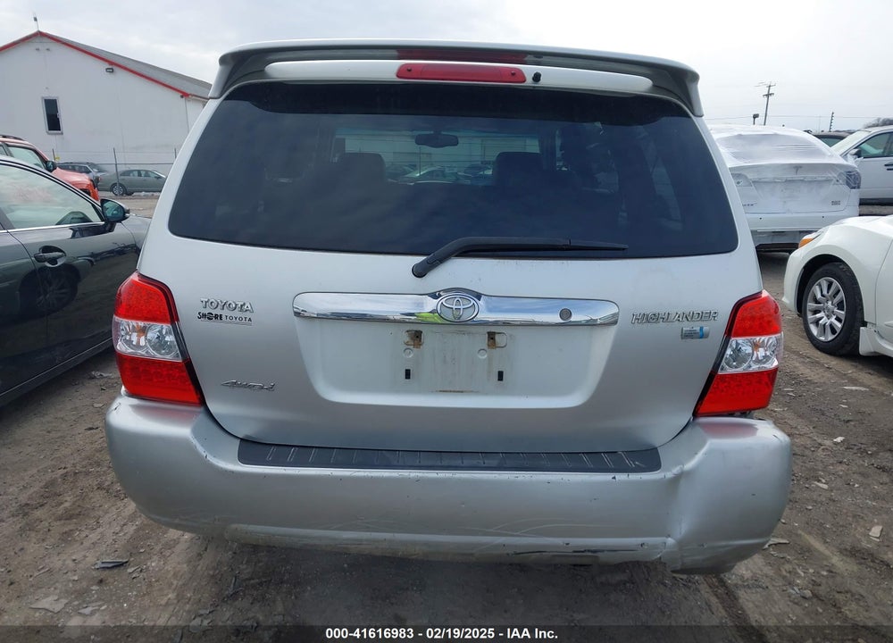 2006 TOYOTA HIGHLANDER HYBRID LIMITED V6 VIN: JTEEW21A660005649