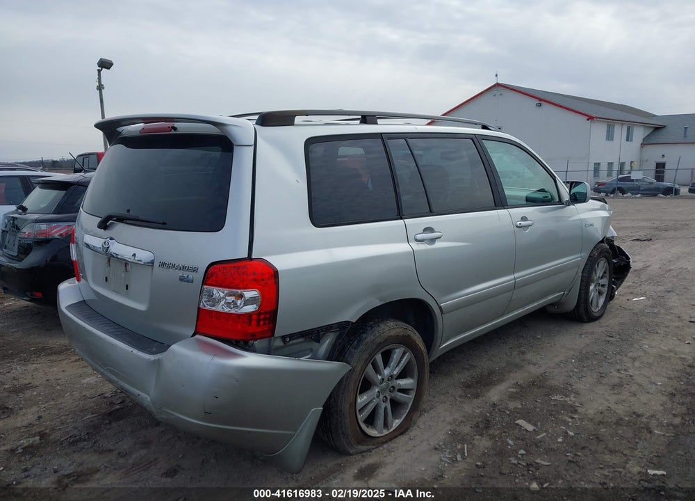 2006 TOYOTA HIGHLANDER HYBRID LIMITED V6 VIN: JTEEW21A660005649