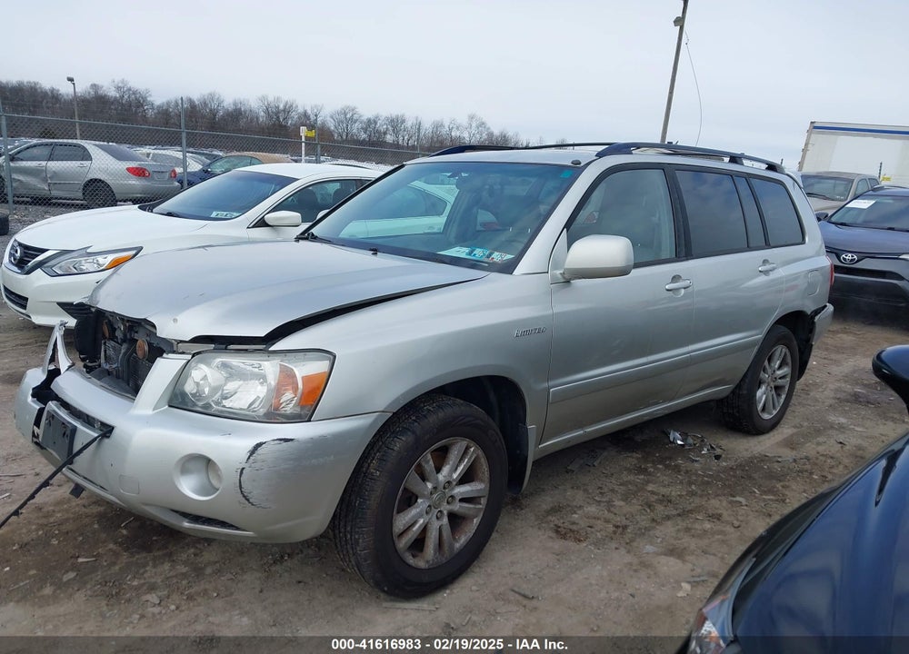 2006 TOYOTA HIGHLANDER HYBRID LIMITED V6 VIN: JTEEW21A660005649