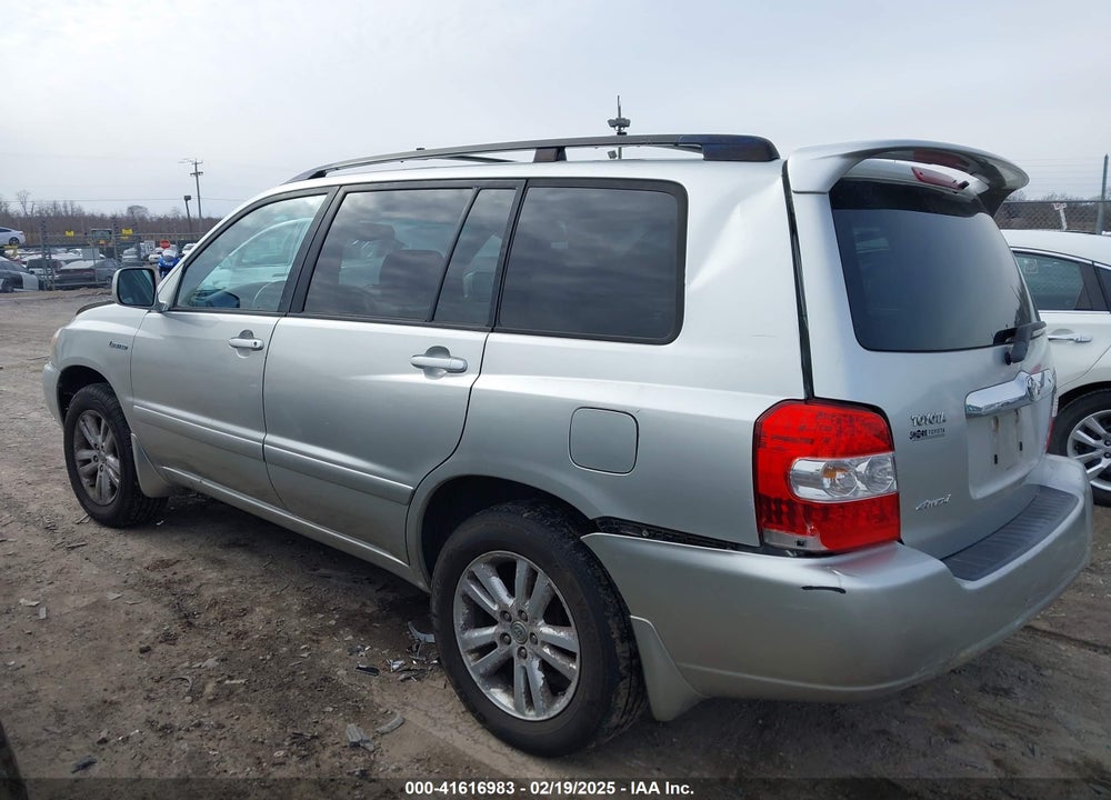 2006 TOYOTA HIGHLANDER HYBRID LIMITED V6 VIN: JTEEW21A660005649