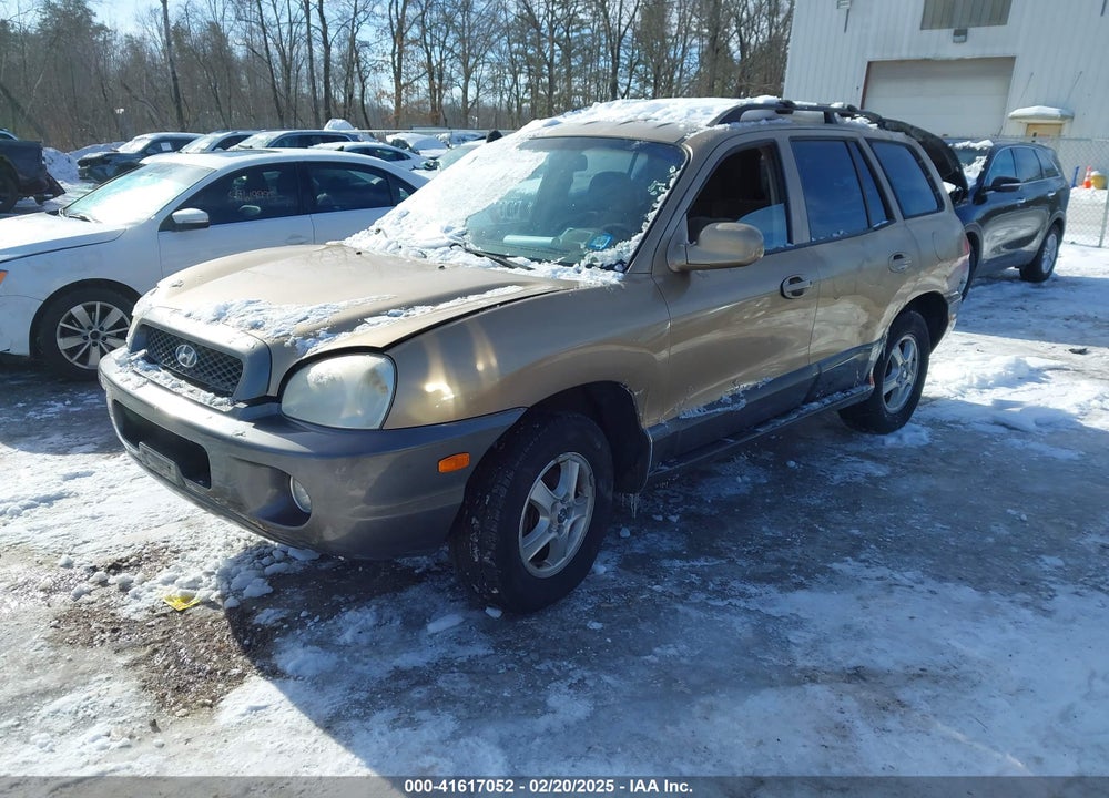 2004 HYUNDAI SANTA FE GLS VIN: KM8SC13D04U739576