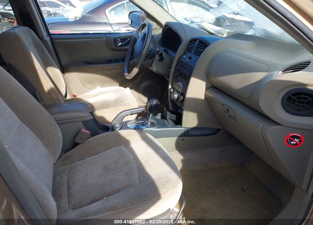 2004 HYUNDAI SANTA FE GLS VIN: KM8SC13D04U739576