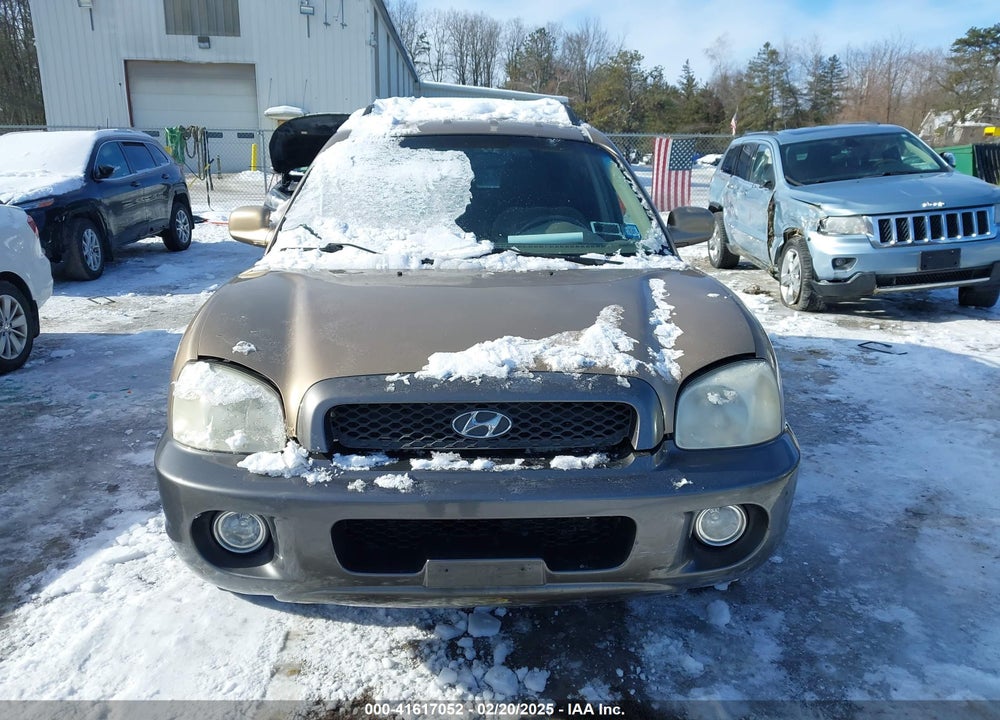 2004 HYUNDAI SANTA FE GLS VIN: KM8SC13D04U739576